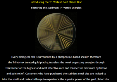 Wear your supplements absorbed through light particle assimilation!